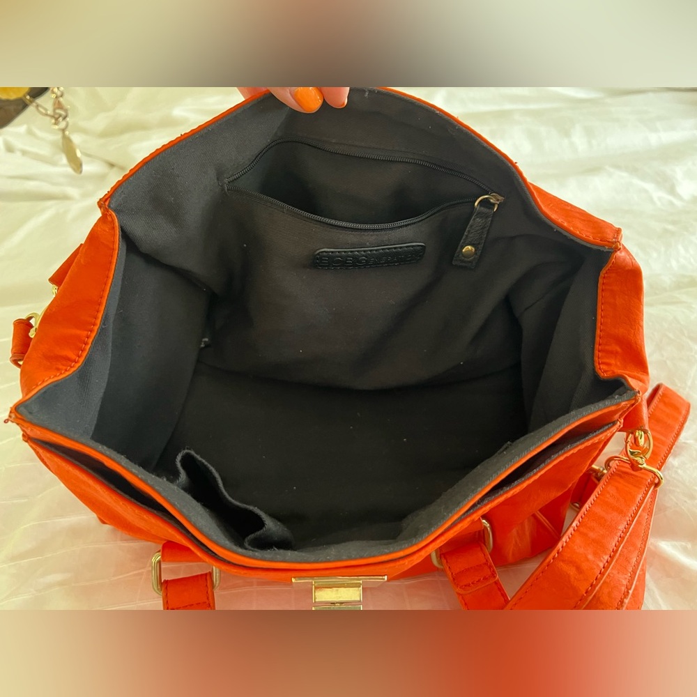 🧡 BCBGeneration 🧡Orange Leather Handbag - Picture 6 of 11